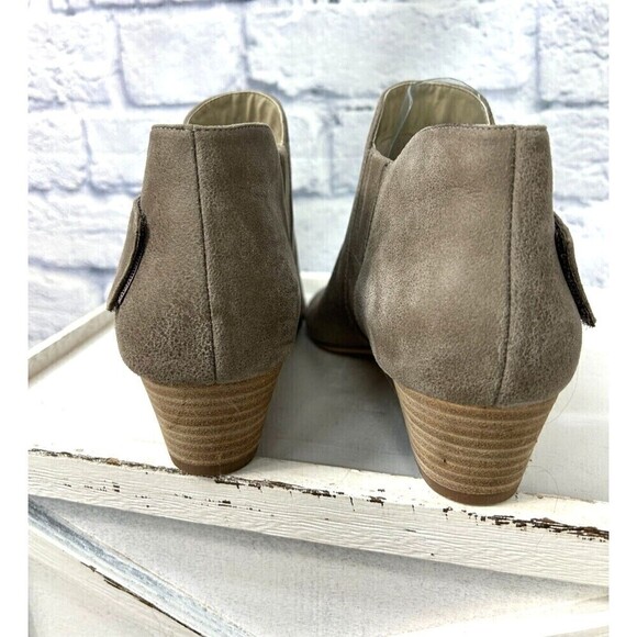 New Naturalizer Gemi Women Size 10W Beige Sand Suede leather Booties Boots Shoe - Picture 8 of 12